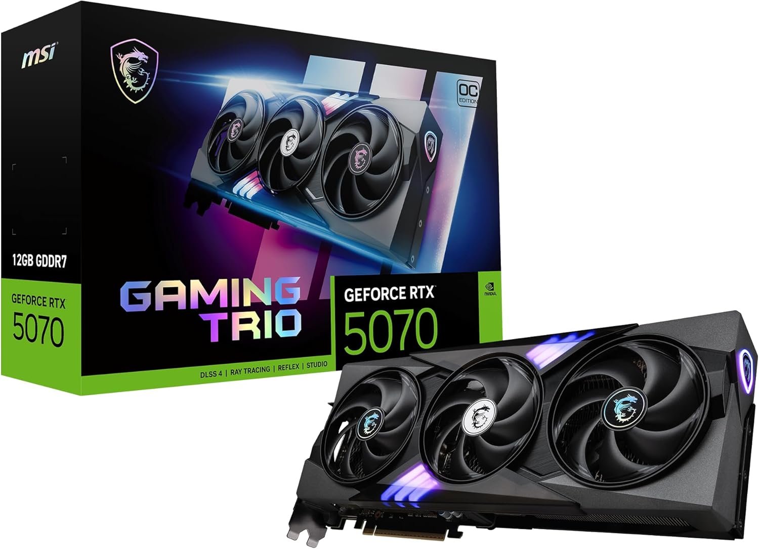 MSI GeForce RTX 5070 12G Gaming Trio OC Review