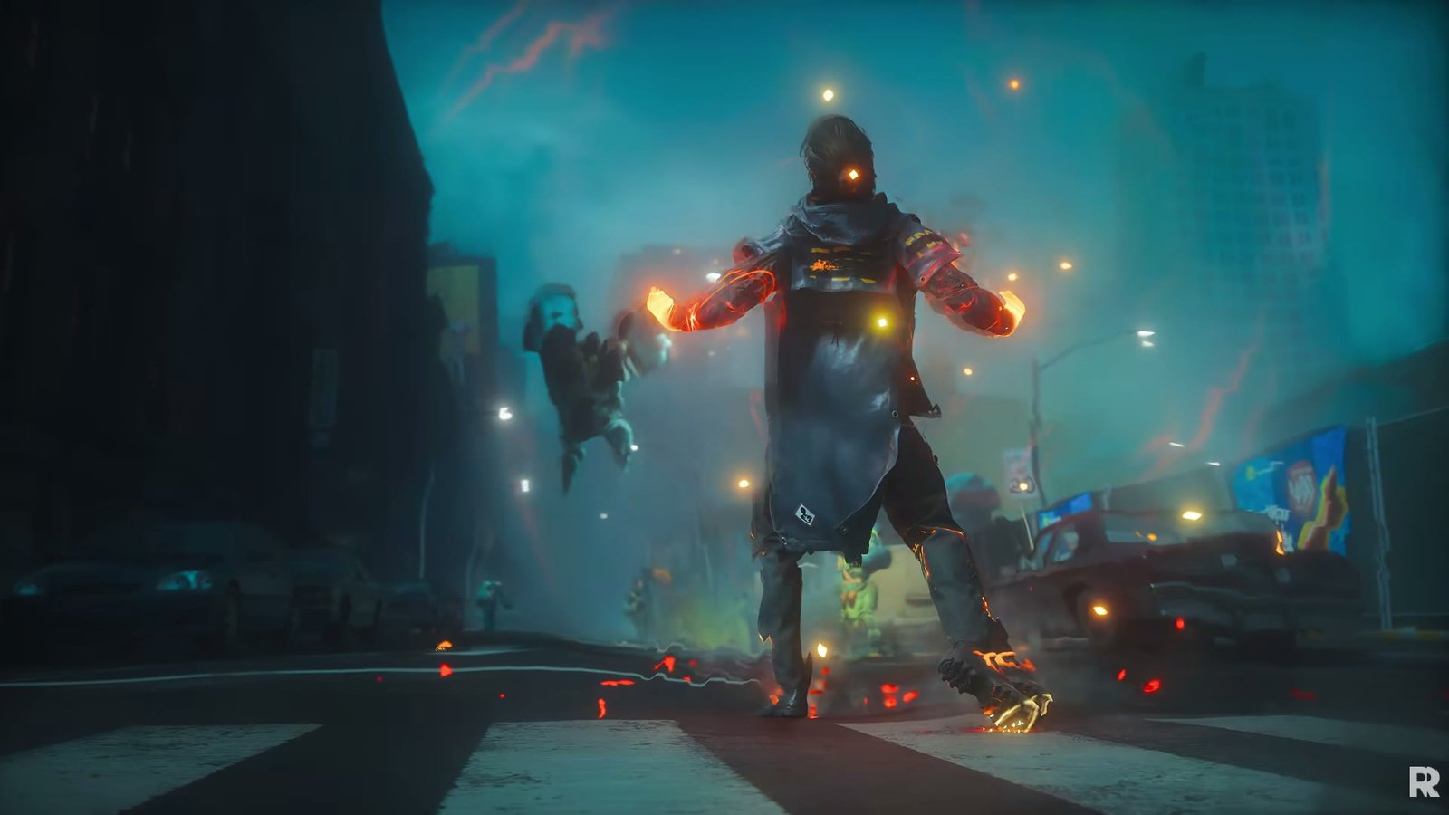 Dylan Faden levitating an enemy in Control Resonant