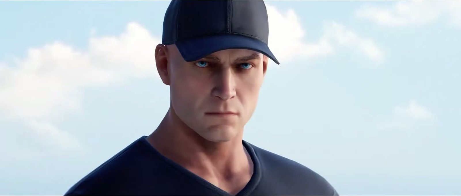 Agent 47 in a baseball cap in Hitman: World of Assassination